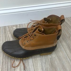L.L. Bean Brown and Black Winter Boots